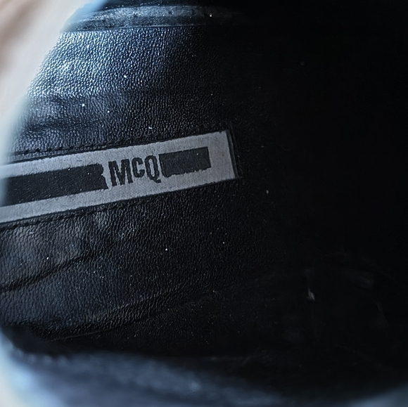 Alexander McQueen McQ Grey Distressed Cowboy Ankle Boots 40 - Picture 4 of 9